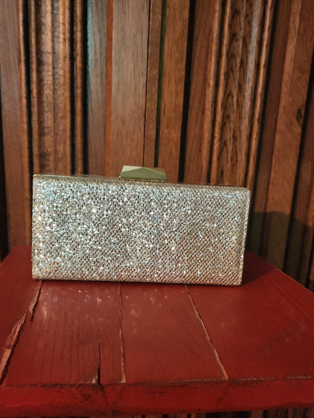 Glitter Gold Evening Bag